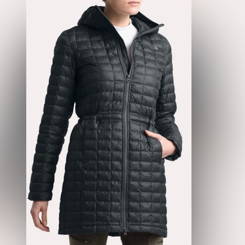 North Face Thermoball Eco Parka Women's Black light puffer Jacket